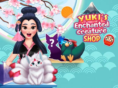 Welcome to the Creature Shop! Yuki's waiting for you. She just opened a new enchanted creatures shop
